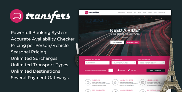 Transfers - Transport - ThemeForest 12481479