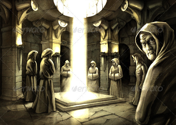 Mystic Ritual - People Illustrations
