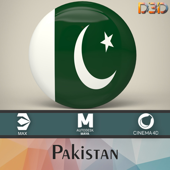 Pakistan Badge - 3Docean 33803815