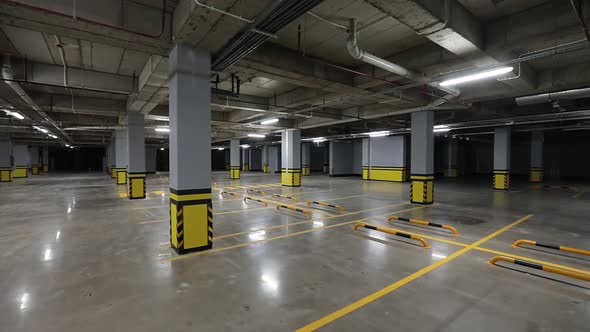 moving in underground parking interior alt