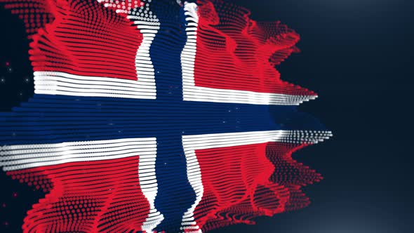 Norway Particle Flag