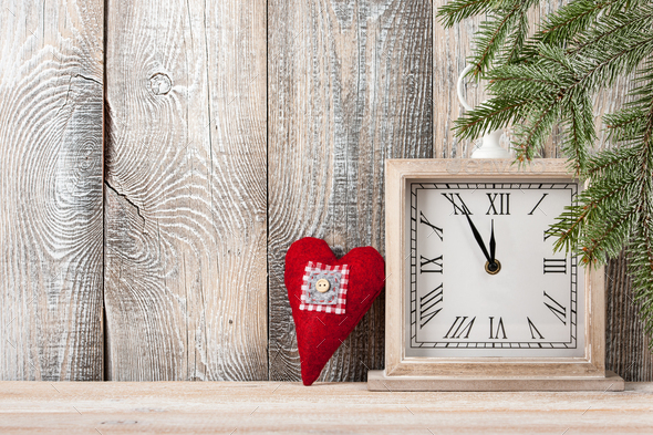 Christmas and New Year background - Stock Photo - Images