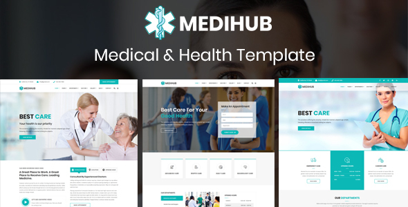MediHub - MedicalHealth - ThemeForest 23791928
