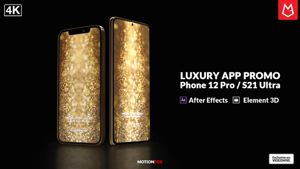 Luxury Mobile App - VideoHive 33825652