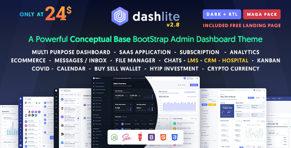 DashLite - Bootstrap - ThemeForest 25780042