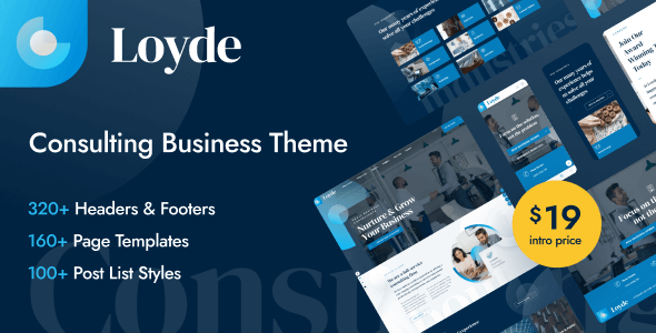 Loyde - Consulting Business WordPress Theme