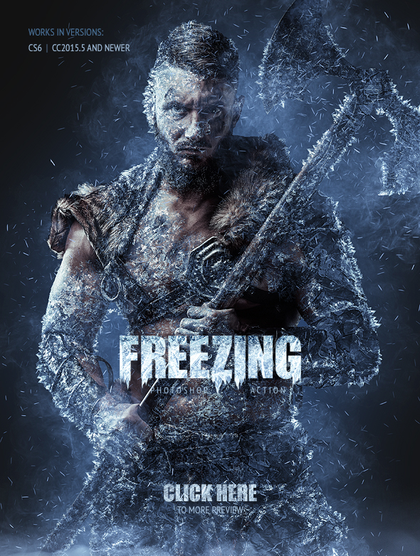 Freezing Photoshop Action