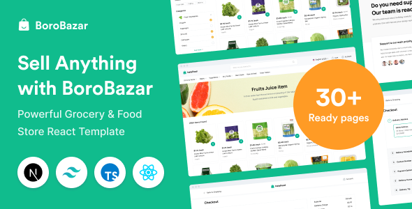 Fabulous BoroBazar - React Ecommerce Template with Grocery & Food Store