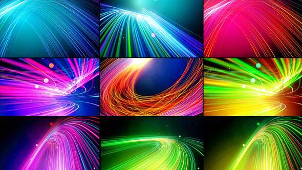 Abstract Line Particles - VideoHive 33830367