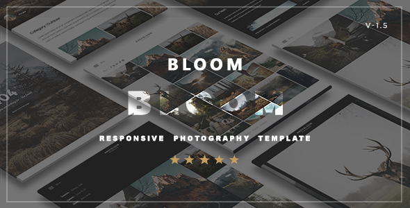 Bloom- ResponsivePhotography Portfolio - ThemeForest 19428207
