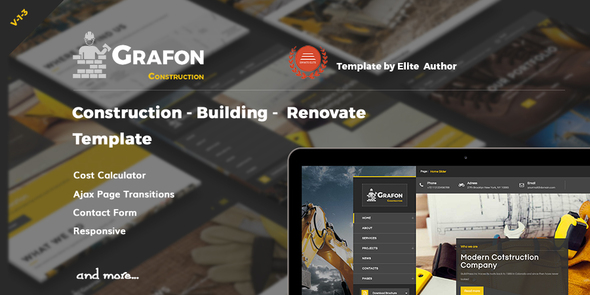 Grafon - Construction  Building Renovate Template