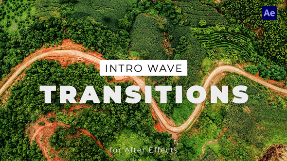Intro Wave Transitions - VideoHive 33838158