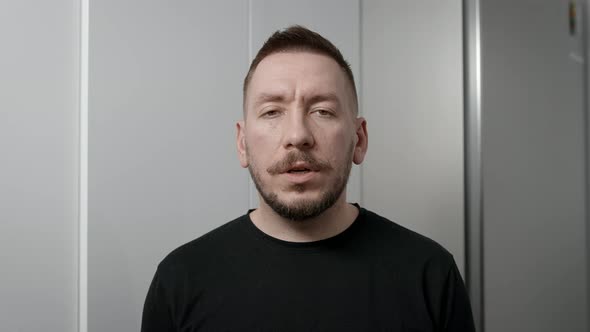 A Young Man Is Talking To Someone Via Video Chat alt