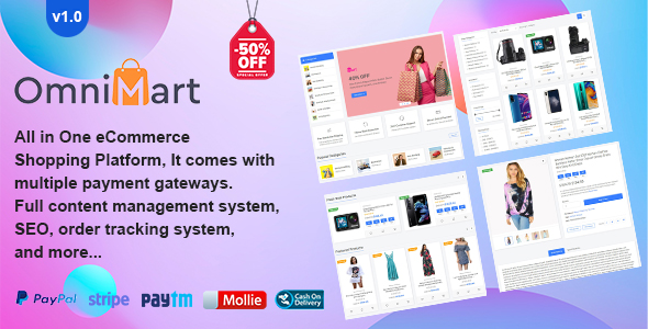 OmniMart – Multipurpose eCommerce Shopping Platform