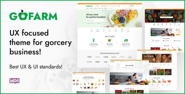 Gofarm - Grocery WooCommerce WordPress Theme