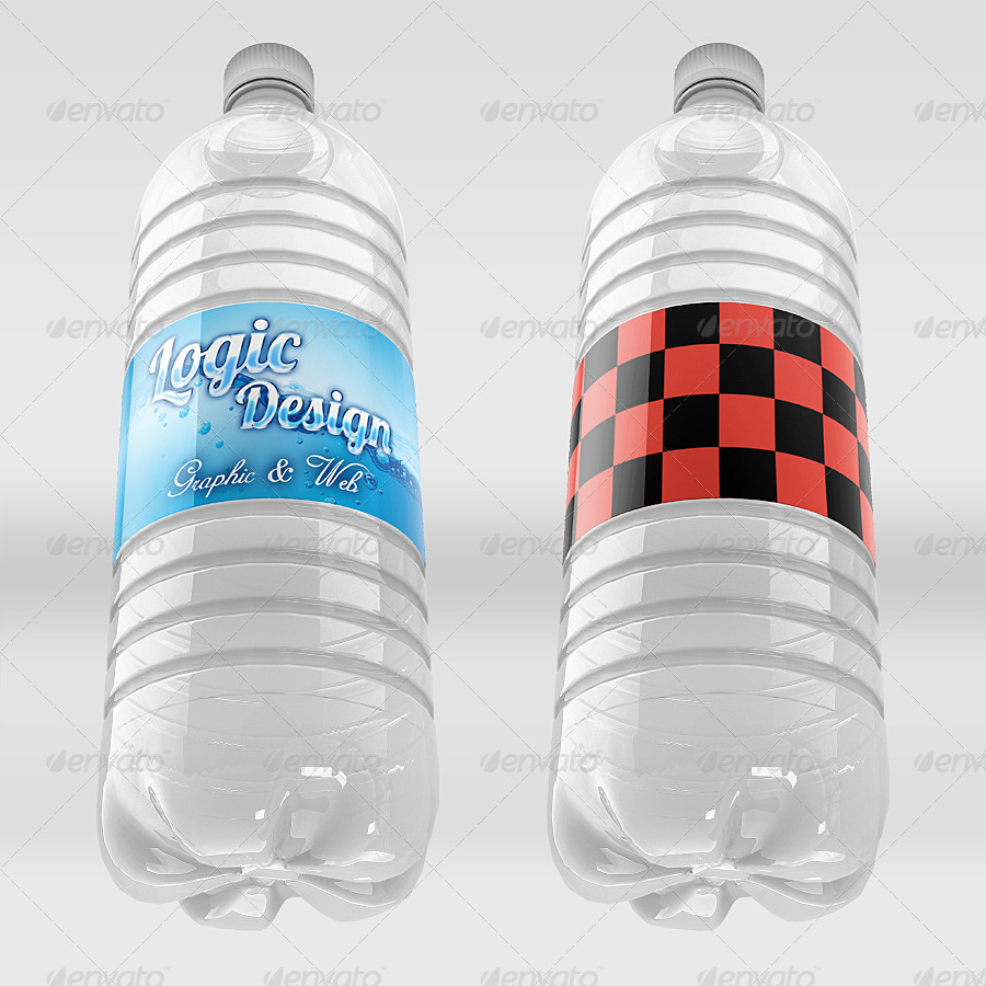 Beverage Big Bottle Mock Up, Graphics | GraphicRiver