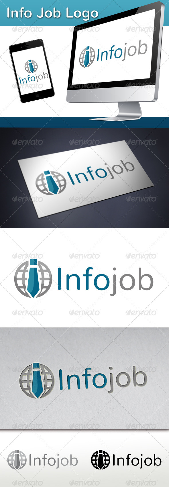 Info Job Logo - Humans Logo Templates