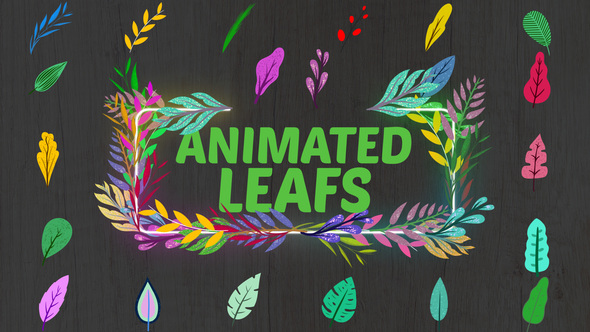 Animated Leafs - VideoHive 33850931
