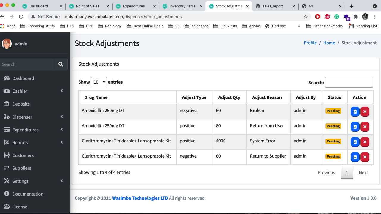 Pharmacy Management System by njunwa1 | CodeCanyon