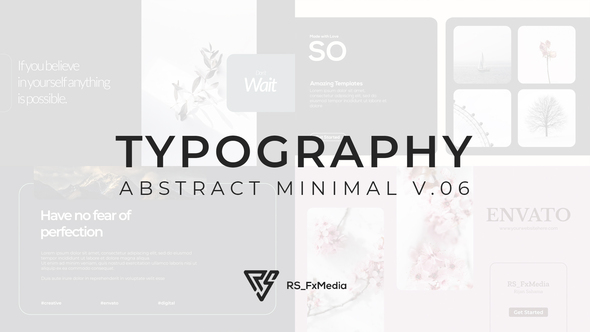 Typography Slide - Abstract Minimal V.06