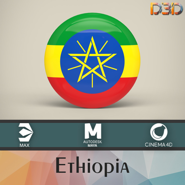 Ethiopia Badge - 3Docean 33857876