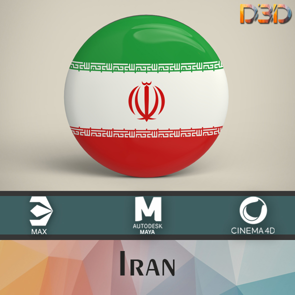 Iran Badge - 3Docean 33857954