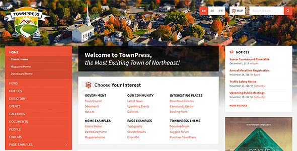 TownPress - Municipality - ThemeForest 11490395