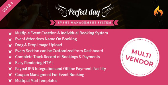 Event Management System - CodeCanyon 9241502