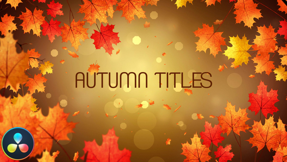 Autumn Titles - DaVinci Resolve