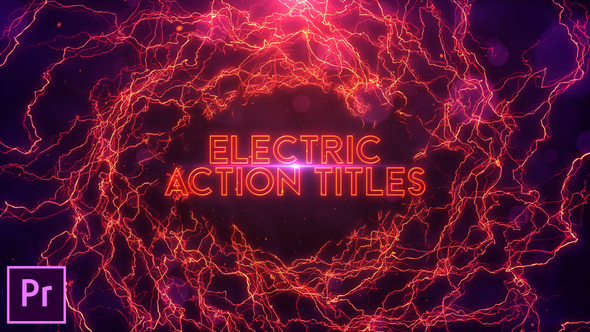 Electric Action Titles - Premiere Pro