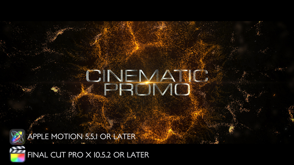 Cinematic Promo - Apple Motion