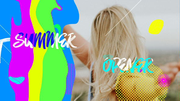 Summer Shapes Promo - VideoHive 33863214