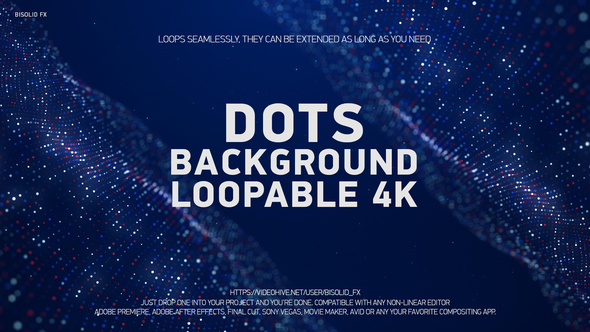 Dots Background Loopable 4K alt