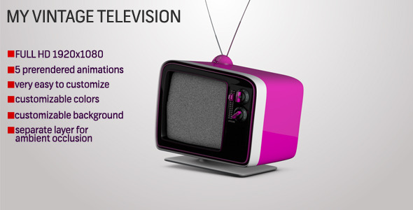 My Vintage Television - VideoHive 3087685