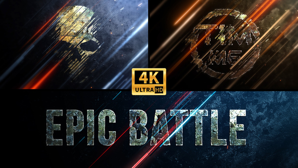 Epic Battle Logo 4K