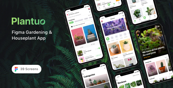 Plantuo - Figma Gardening & Houseplant App