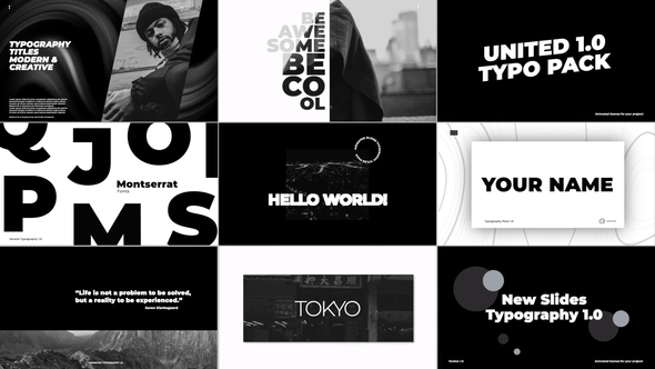 Typography Titles 1.0 - VideoHive 33870058