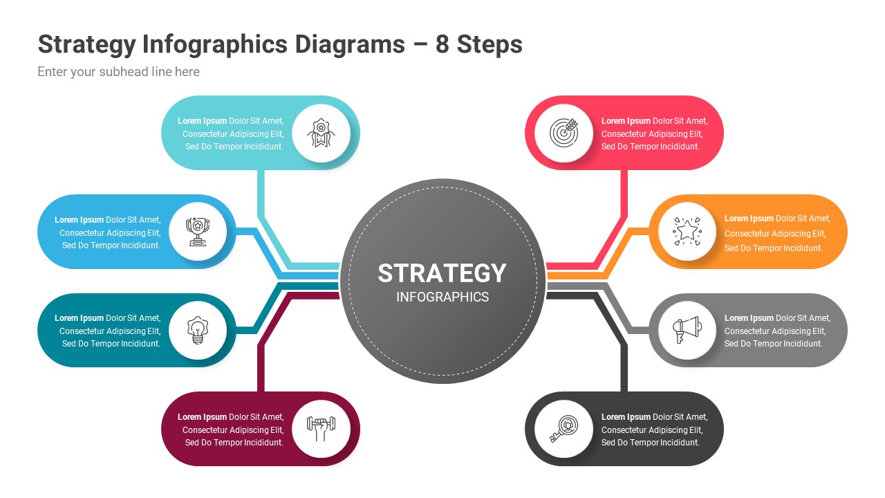 Strategy Infographics Powerpoint Template Diagrams, Presentation Templates