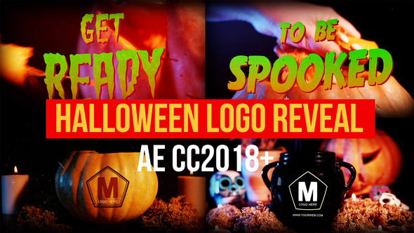 Halloween logo reveal - VideoHive 33872461