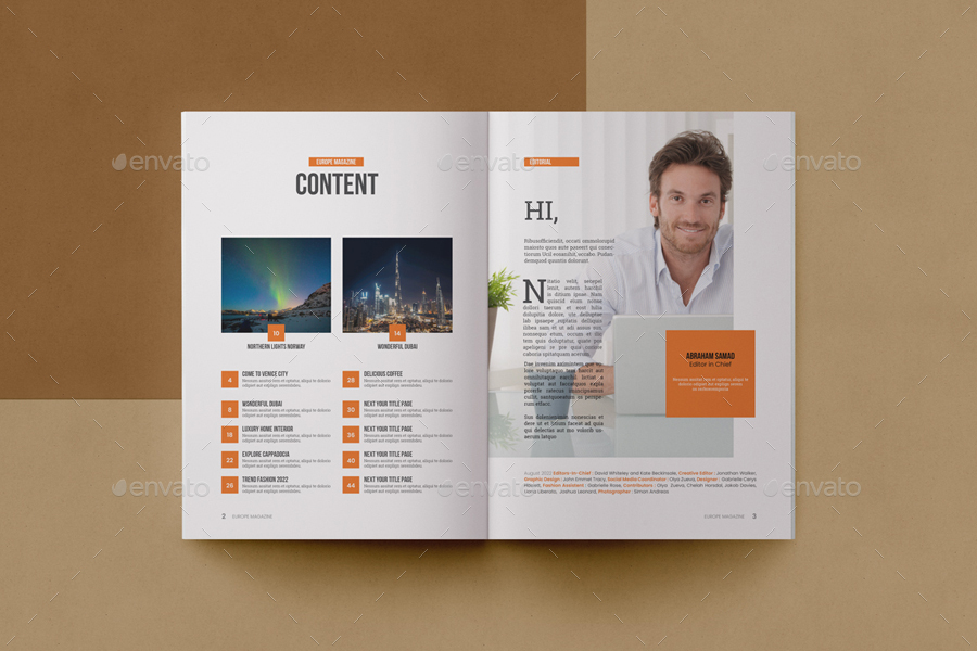 Simple Magazine Template, Print Templates | GraphicRiver