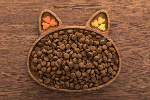 Dry cat outlet food shapes