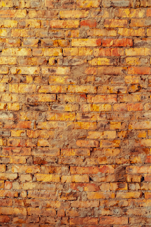 Old Grunge Brown Brick Wall Texture Background Stock Photo   Download