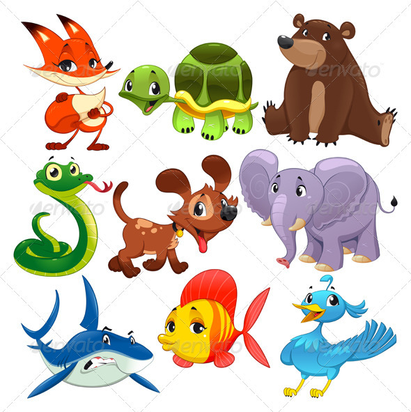 Set of animals. - Animals Characters
