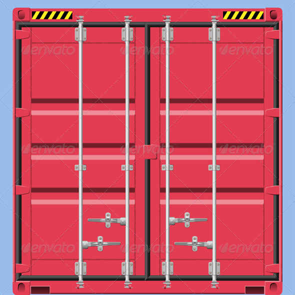 Freight Container - Miscellaneous Vectors