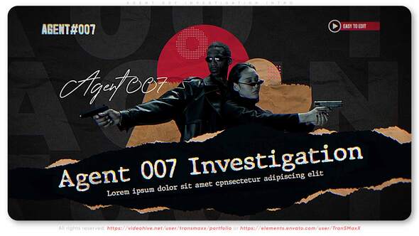 Agent 007 - VideoHive 33877822