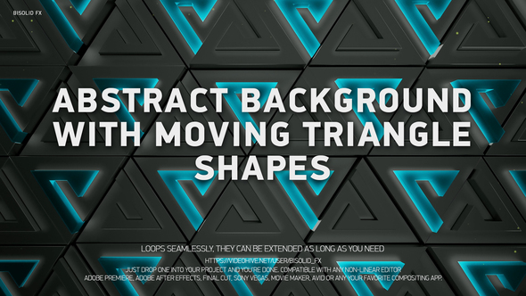 Abstract Background With Moving Triangle Shapes alt