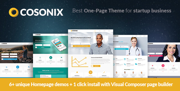 Cosonix - One-Page - ThemeForest 12871697