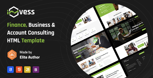 Marvelous Invess - Accounting & Finance Services HTML Template
