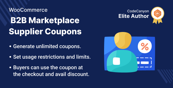 WooCommerce B2B Marketplace Supplier Coupon