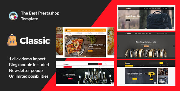 Classic Bag  Fashion -  Jewellery Pizza Tool Multipurpose Prestashop Responsive Theme